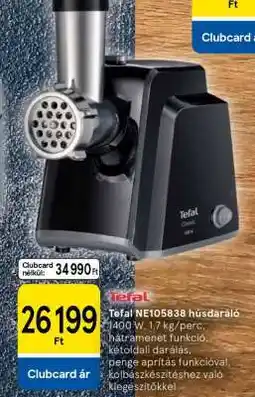 Tesco Tefal NE105838 húsdaráló ajánlat