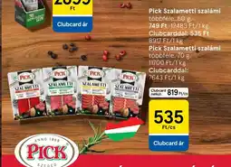 Tesco PICK Szalametti szalámi ajánlat