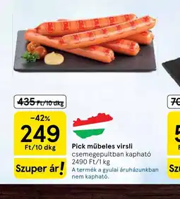 Tesco PICK mübeles virsli ajánlat
