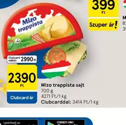 Tesco Mizo trappista sajt ajánlat