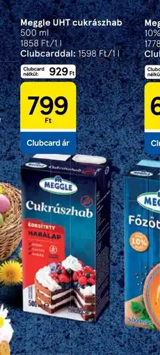 Tesco MEGGLE UHT cukrászhab ajánlat