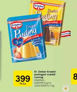 Tesco Dr. Oetker Eredeti pudingpor ajánlat
