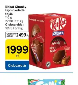 Tesco Kitkat Chunky tejcsokoládé tojás ajánlat