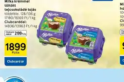 Tesco Milka tejcsokoládé tojás ajánlat