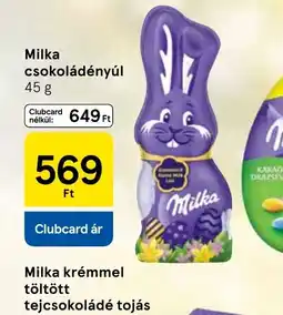 Tesco Milka csokoládényúl ajánlat
