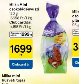 Tesco Milka Mini csokoládényuszi ajánlat