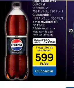 Tesco PEPSI szénsavas üdítőital ajánlat