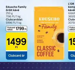 Tesco EDUSCHO Family őrölt kávé ajánlat