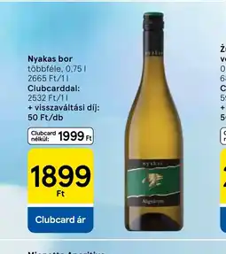 Tesco Nyakas bor ajánlat