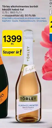 Tesco TÖRLEY ALKOHOLMENTES HABZ ITAL ajánlat