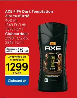 Tesco AXE FIFA Dark Temptation tusfürdő ajánlat