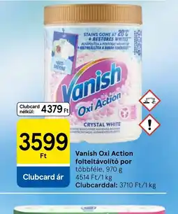 Tesco Vanish Oxi Action folteltávolít por ajánlat