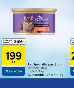 Tesco Pet Specialist pástétom ajánlat