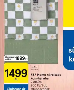 Tesco F&F Home nárciszos konyharuha ajánlat