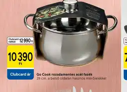 Tesco Go Cook rozsdamentes acél fazék ajánlat