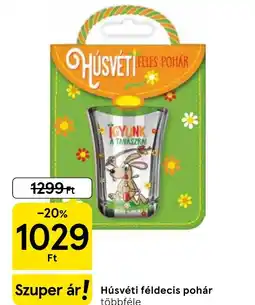 Tesco Húsvéti féldecis pohár ajánlat