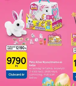 Tesco Pets Alive Nyuszimama és baba ajánlat