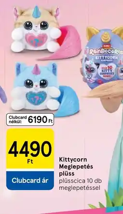 Tesco Kittycom Meglepetés plüss ajánlat