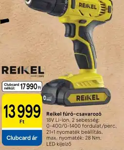 Tesco REIKEL fúr-csavaroz ajánlat