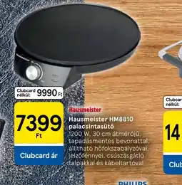 Tesco Hausmeister HM8810 palacsintasütő ajánlat