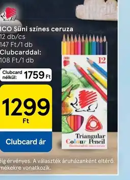Tesco ICO Sünis színes ceruza ajánlat