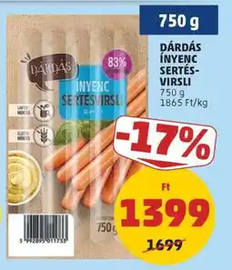 PENNY DÁRDÁS ÍNYENC SERTÉSVIRSLI ajánlat