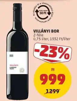PENNY VILLÁNYI BOR ajánlat