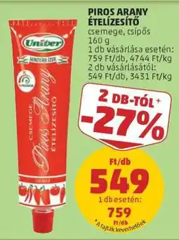 PENNY Piros Arany Ételízesítő ajánlat