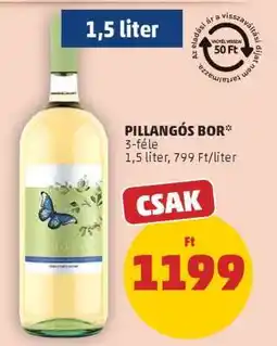 PENNY PILLANGÓS BOR ajánlat