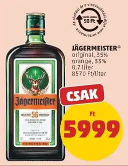 PENNY Jägermeister ajánlat