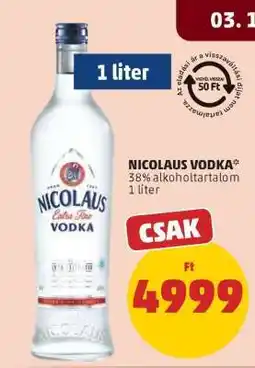 PENNY NICOLAUS Vodka ajánlat