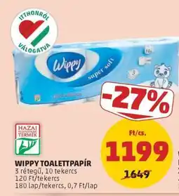 PENNY WIPPY TOALETTAPÍR ajánlat