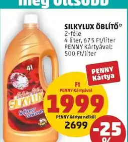 PENNY Silkylux Öblítő ajánlat