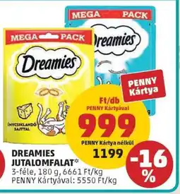 PENNY Dreamies Jutalomfalat ajánlat