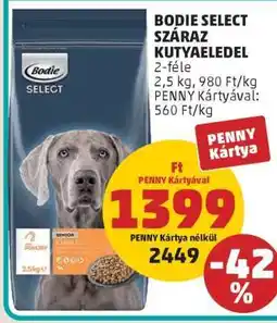 PENNY Bodie Select Száraz Kutyaeledel ajánlat