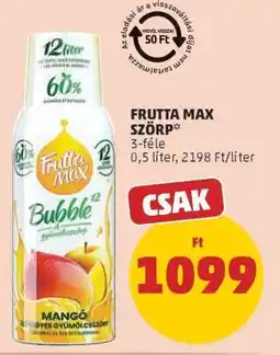 PENNY FRUTTA MAX SZÖRP ajánlat