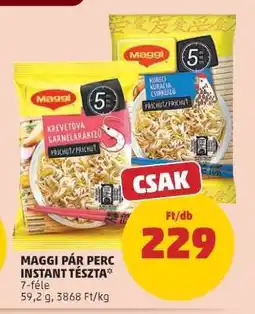 PENNY Maggi Pár perc instant tészta ajánlat