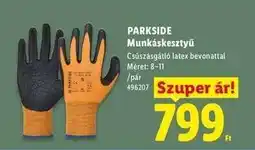 Lidl PARKSIDE Munkáskesztyű ajánlat