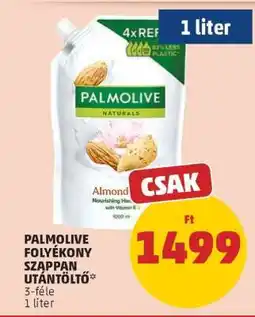 PENNY Palmolive folyékony szappan-utántöltő ajánlat