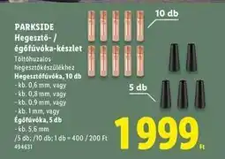Lidl PARKSIDE Hegesztő- / égőfúvóka-készlet ajánlat