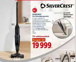 Lidl SILVERCREST 2 az 1-ben akkus porszívó ajánlat