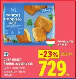 Lidl CHEF SELECT Rántott trappista sajt ajánlat