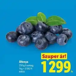 Lidl Áfonya ajánlat