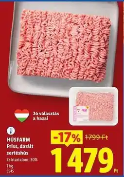 Lidl HÚSFARM Friss, darált sertéshús ajánlat