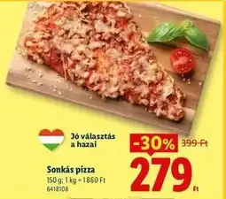 Lidl Sonkás pizza ajánlat