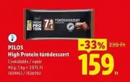 Lidl PILOS High Protein túródesszert ajánlat