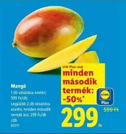 Lidl Mangó ajánlat
