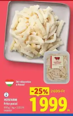 Lidl Húsfarm Friss pacal ajánlat