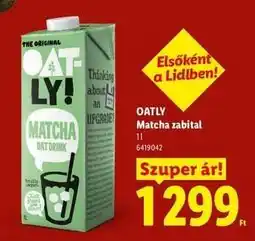 Lidl OATLY Matcha zabital ajánlat