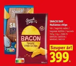 Lidl SNACK DAY Hullámos chips ajánlat